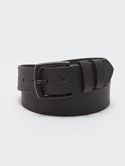 Deri G?r?n?ml? Erkek Kemer