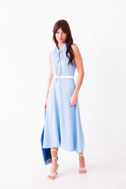 Martichelli Платье, как из к/ф "Красотка", голубое