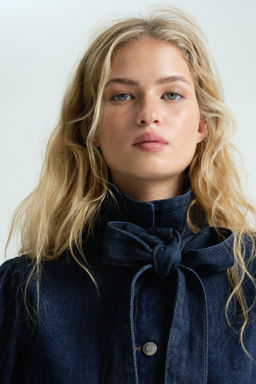 Vestido denim con lazada - H&m фото 5
