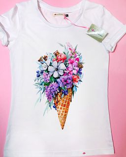 Эксклюзивная футболка Yana Pletneva упаковка плотный Zip пакет!  фото 4