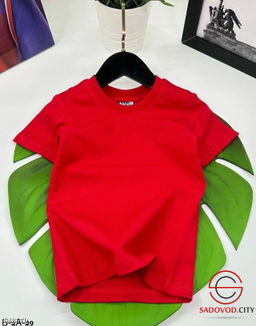 Футболка однотонная детская