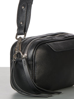 LACCOMA сумка НИ83356-черный натуральная кожа хлопок