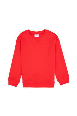 Erkek _ocuk K_rm_z_ Bisiklet Yaka Basic Sweatshirt - U.s. polo assn фото 5