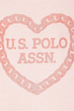 Толстовка пыльно-розового цвета для девочки - U.s. polo assn фото 4