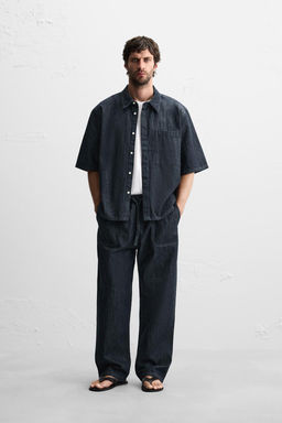 RELAXED FIT DENIM SHIRT