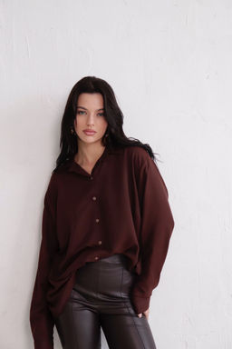 11182 Рубашка коричневая - Martichelli фото 17