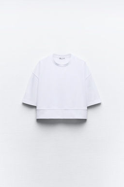 CROPPED T-SHIRT - Zara фото 8