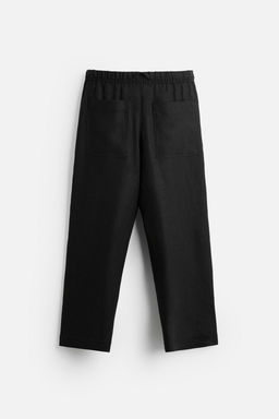 ZARA %100 KETEN ELAST?K BELL? PANTOLON  фото 21