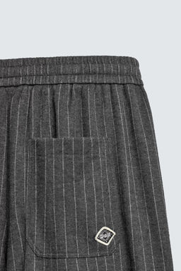 STRIPED BAGGY FIT TROUSERS - Zara фото 9