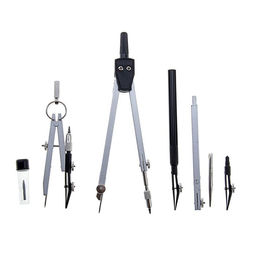 Набор чертёжный 7 предметов, в пластиковом пенале