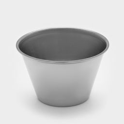 Цена за 3 шт. Соусник, 105 мл, нержавеющая сталь, хромированная