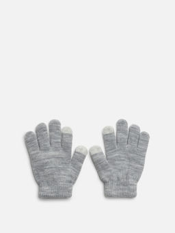 ACOOLA / Перчатки детские Ciara серый меланж фото 3
