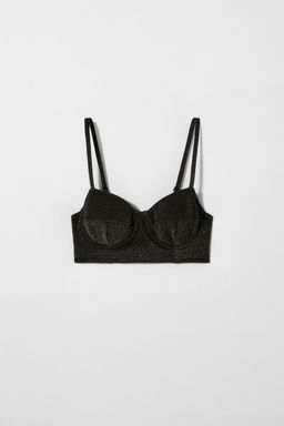 SPARKLY BIKINI TOP KATE MOSS X ZARA  фото 6