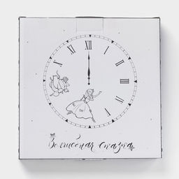 Тарелка новогодняя Доляна «Волшебная сказка», d=20,5 см, фарфор, цвет белый