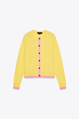 COLOUR BLOCK KNIT CARDIGAN - Zara фото 4