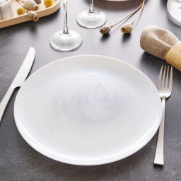 Тарелка обеденная DIWALI MARBRE WHITE25см