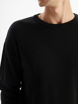 Bisiklet Yaka Erkek Triko Kazak