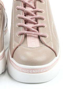 03-M27-24 BEIGE Полуботинки женские (натуральная кожа)