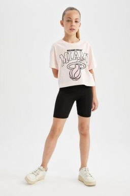 K?z Cocuk Biker Tayt