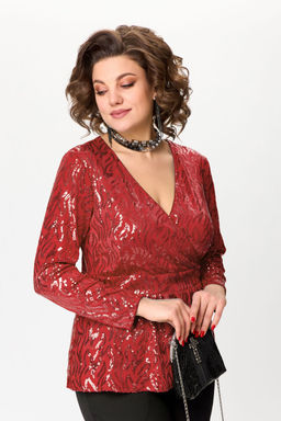 Костюм LADY SECRET 2976 рубиновый/черный