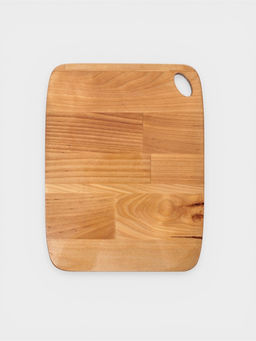 Доска разделочная «Классик», 24×17×1.8/1.6 см, дерево берёза, пропитана маслом, бежевая