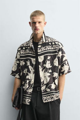 LEAF PRINT SHIRT - Zara фото 2