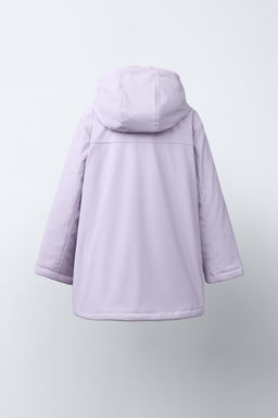 RUBBERISED WATER-RESISTANT JACKET WITH FAUX FUR - Zara фото 4