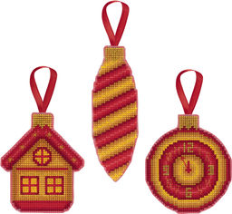 Klart набор для вышивания 8-548 Новогодние игрушки. Родом из детства 8 х 9 см