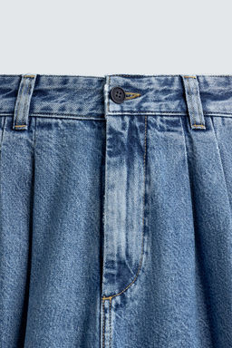 WIDE-FIT PLEATED JEANS - Zara фото 10