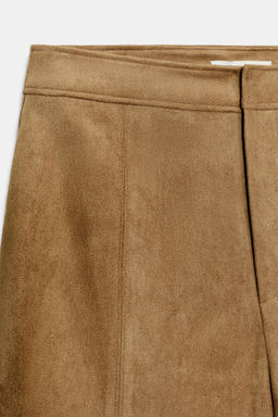 BERMUDA LARGA EFECTO ANTE / Camel medio - Zara фото 8