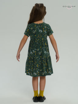 Платье Тия горчичные ветки - Sovalina фото 26