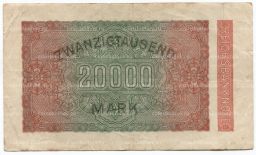 20000 марок 1923 года Германия