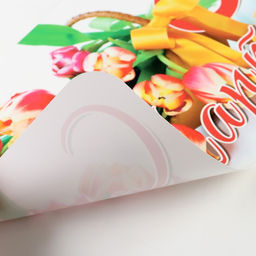 Цена за 2 шт. Салфетка на стол 8 марта! тюльпаны, 40х25 см - Simaland фото 3