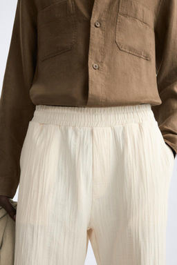 ASIMETRIK JACQUARD PANTOLON - Zara фото 7