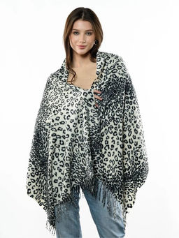 Яркий палантин с анималистичным принтом - Pretty mania фото 10