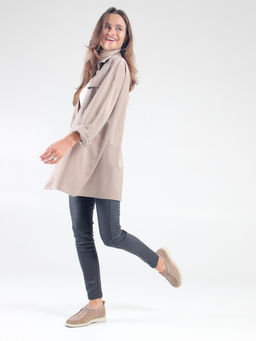 Мокасины 191.1607be. коричневый капучино замша