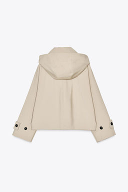 ZW COLLECTION WATER-REPELLENT TRENCH COAT - Zara фото 6