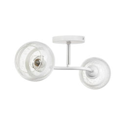 Люстра «Офелия» 2хЕ27 40 Вт бело-хромовый 48×26×27 см BayerLux