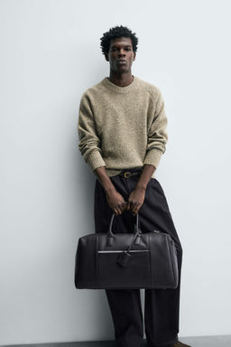 LEATHER TRAVEL BAG - Zara фото 10