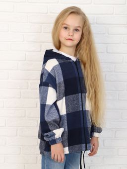 ТД030 Толстовка Дели с капюшоном (синий)