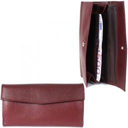 Портмоне женское Croco-ПР-954 натуральная кожа 3 отд, 17 карм, бордо флотер (120) 209306