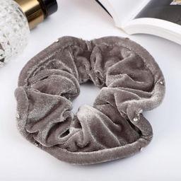 Цена за 2 шт. Резинка для волос «Орбита», бархат, МИКС