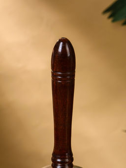 Колокольчик «Якорь», 12×12×24 см, алюминий, с деревянной ручкой