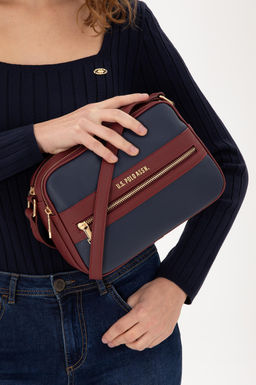 Женская темно-синяя сумка через плечо Неожиданная скидка в корзине - U.s. polo assn фото 2