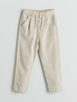 Beli Lastikli Keten Erkek ?ocuk Pantolon