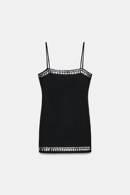 VESTIDO MINI TACHAS / Negro - Zara фото 5