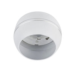 DLC-S614 GX53 WHITE/SILVER Светильник декоративный встраиваемый/накладной, серия Sotto. Без лампы, цоколь GX53. Металл. Белый/Серебро. TM Fametto