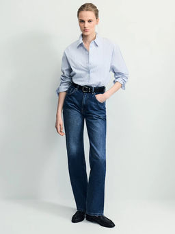 Джинсы straight с высокой посадкой / Zarina  фото 5