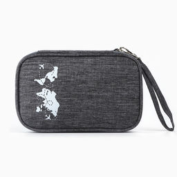 Органайзер для документов Путешествие-всегда хорошая идея, серый, 15 х 24 см