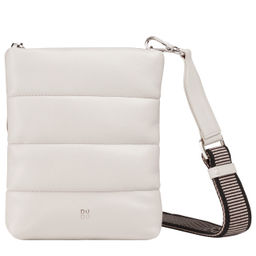 Итальянская кожаная сумка DuDu серии Falkland | жемчужный серый